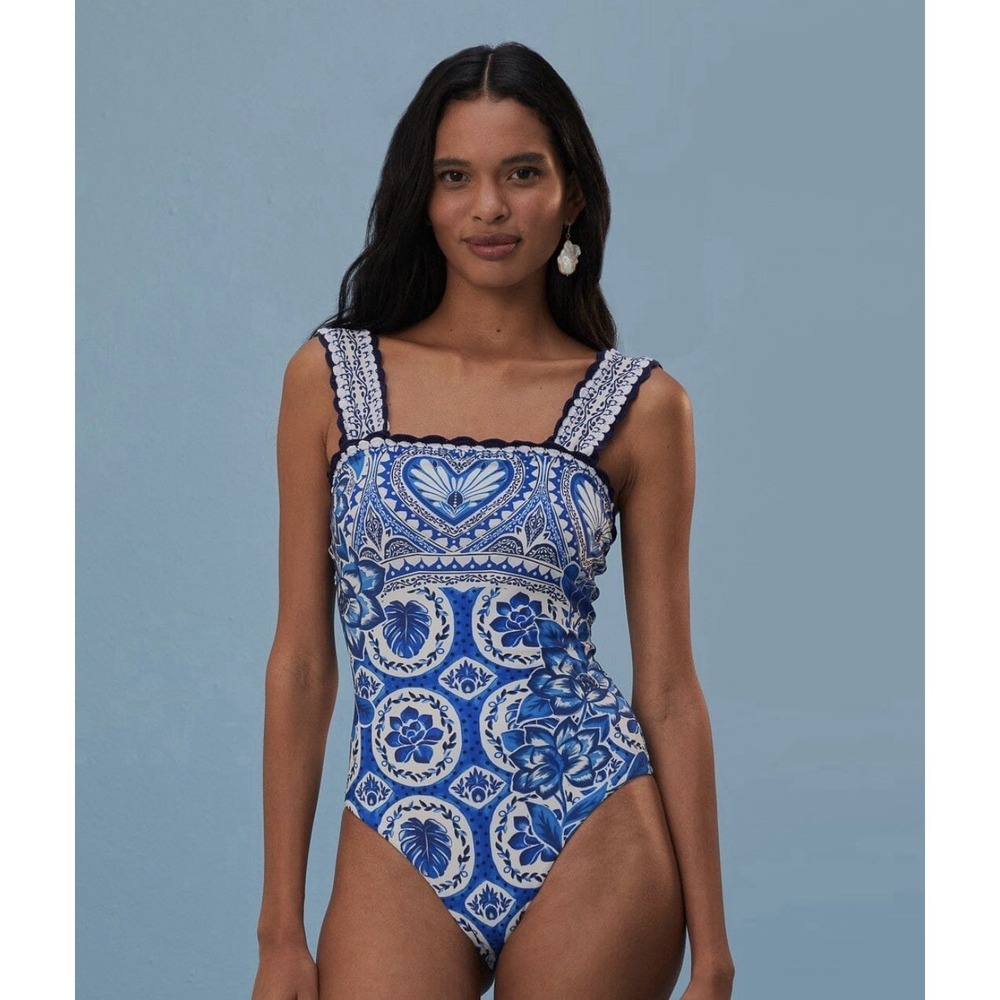 FARM Rio Tile Dream One Piece Swimsuit XL